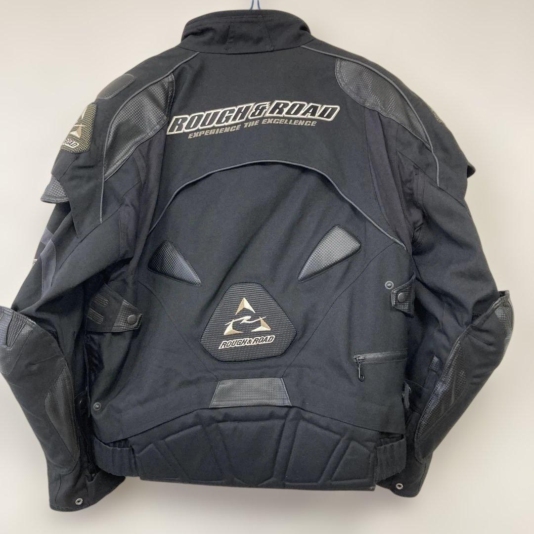 美品 ラフ＆ロード レーシング ライディングジャケット バイク L ブラック