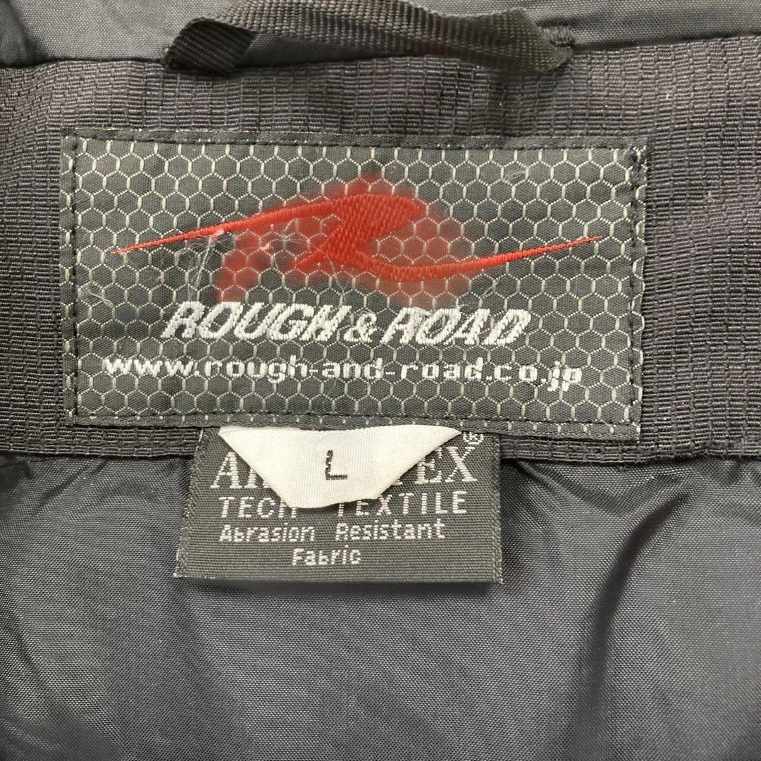 美品 ラフ＆ロード レーシング ライディングジャケット バイク L ブラック