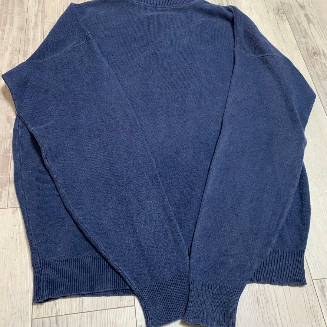 80s L.L.Bean USA製 エルエルビーン ニットポロシャツ 長袖