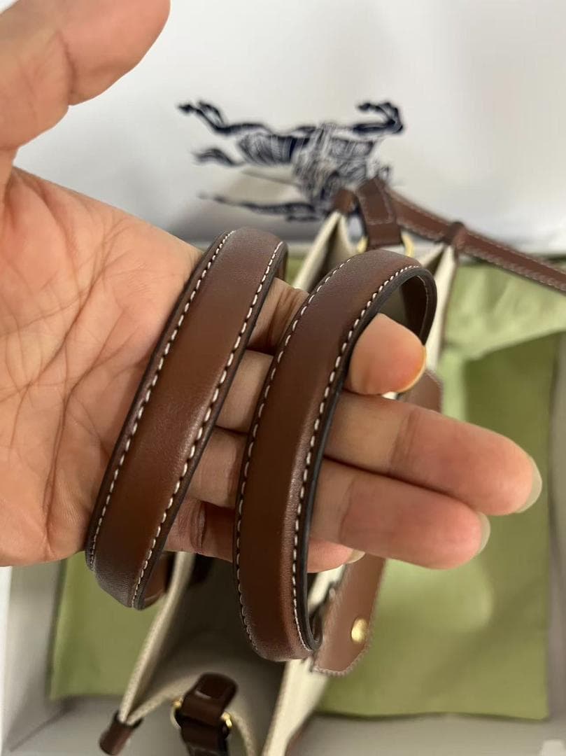 BURBERRY ショルダーバッグ ベージュ/ブラウン~~·