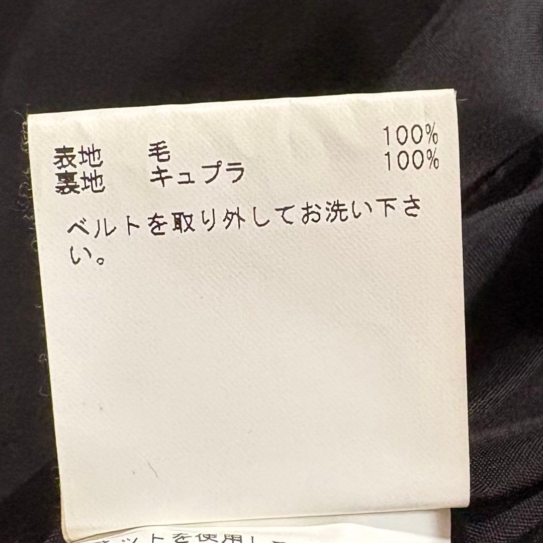 美品✨アナイ　カシミヤ100% トレンチコート　ウール　ブラック