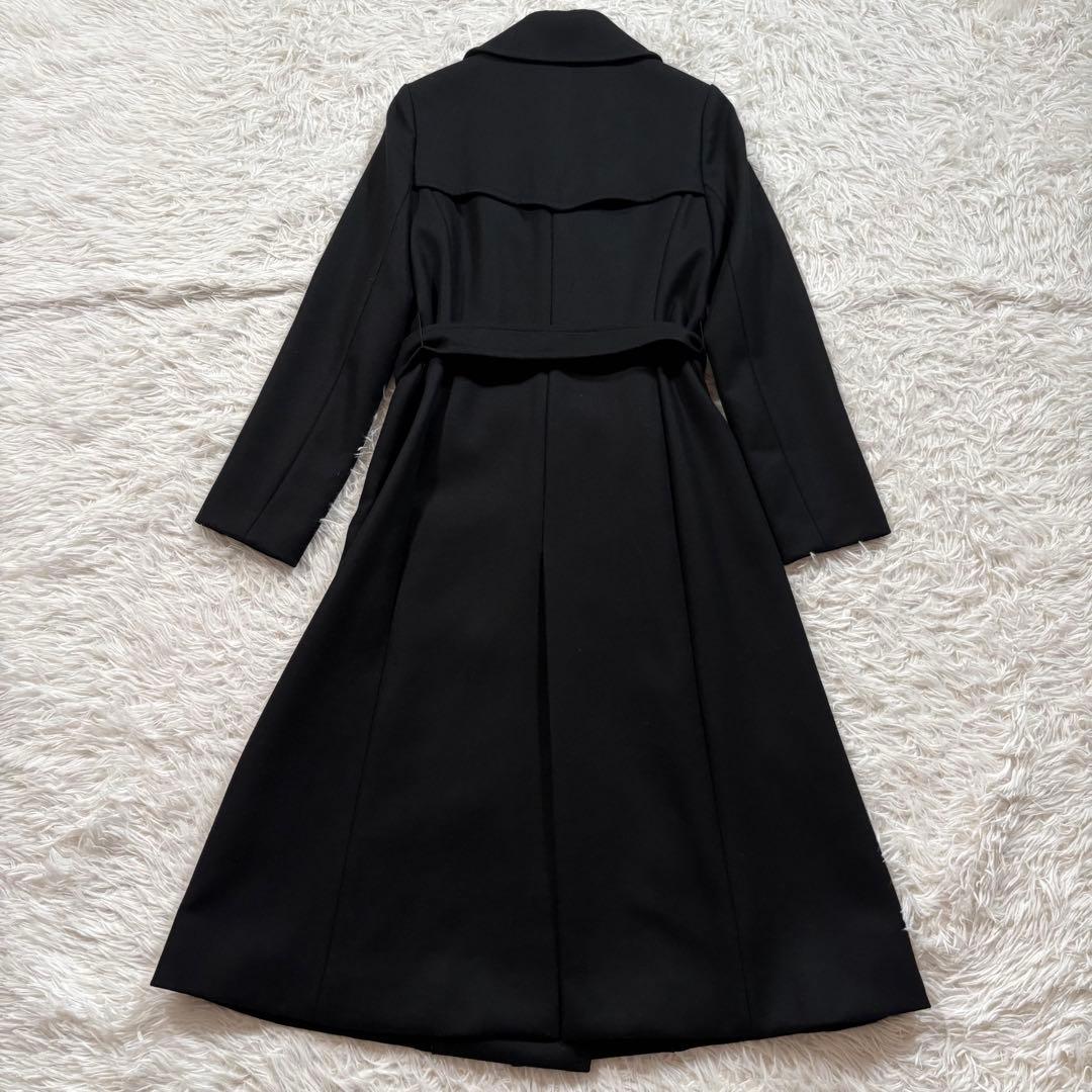 美品✨アナイ　カシミヤ100% トレンチコート　ウール　ブラック