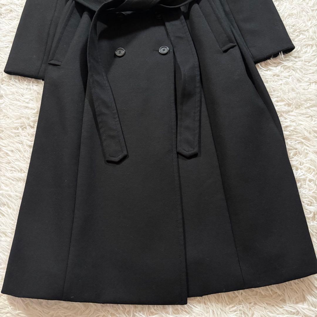 美品✨アナイ　カシミヤ100% トレンチコート　ウール　ブラック