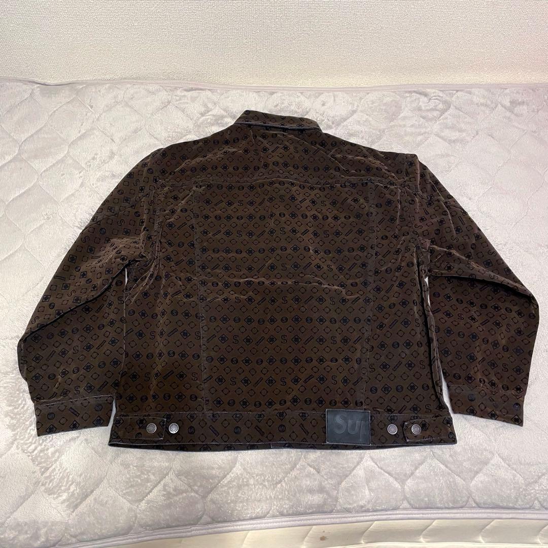 コ*キ様 Supreme Flocked Denim Trucker Jacke