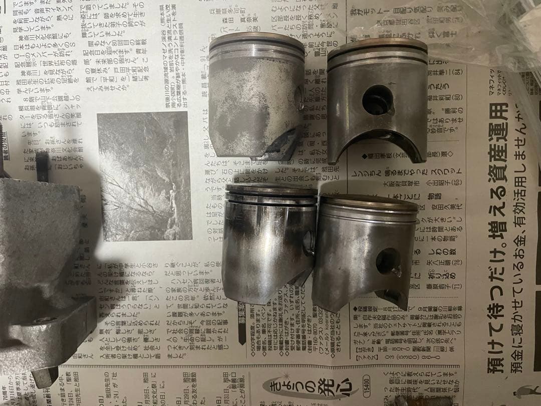 NSR250R MC16用　中古シリンダー&ピストンセット