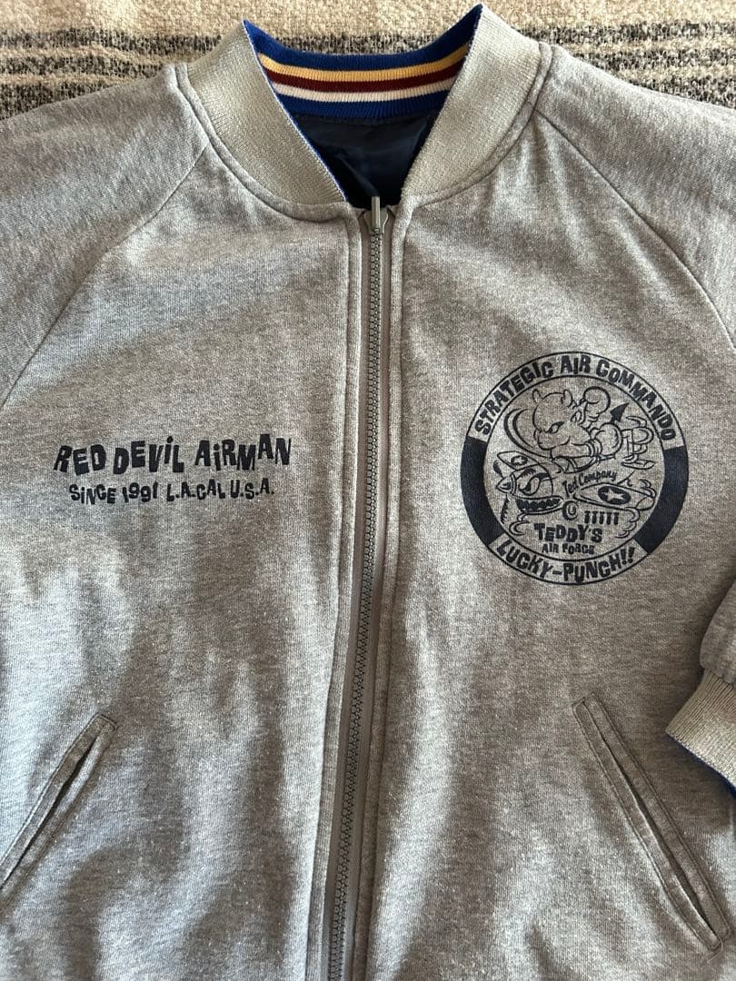 希少TEDMANテッドマンスカジャン キッズ　リバ ーシブル　XL140150