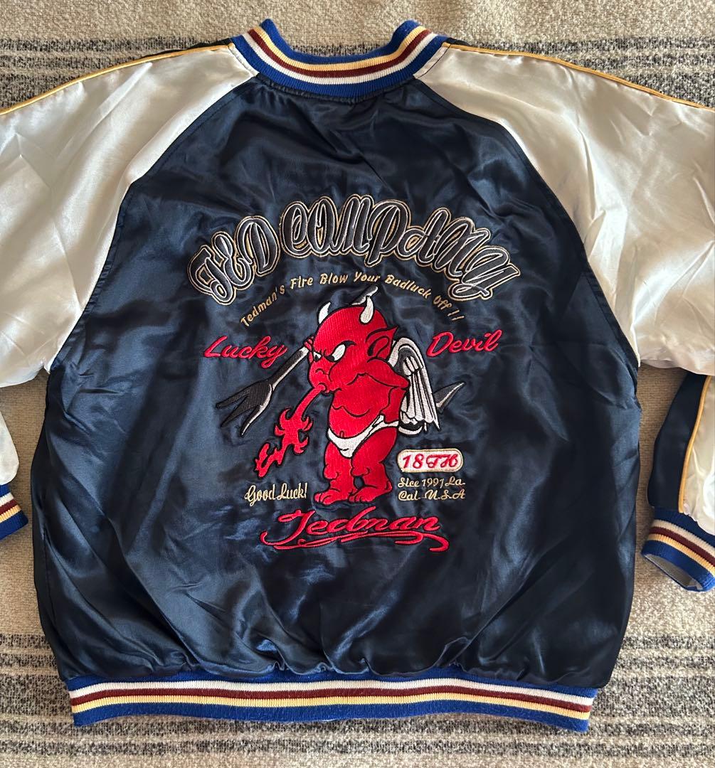 希少TEDMANテッドマンスカジャン キッズ　リバ ーシブル　XL140150