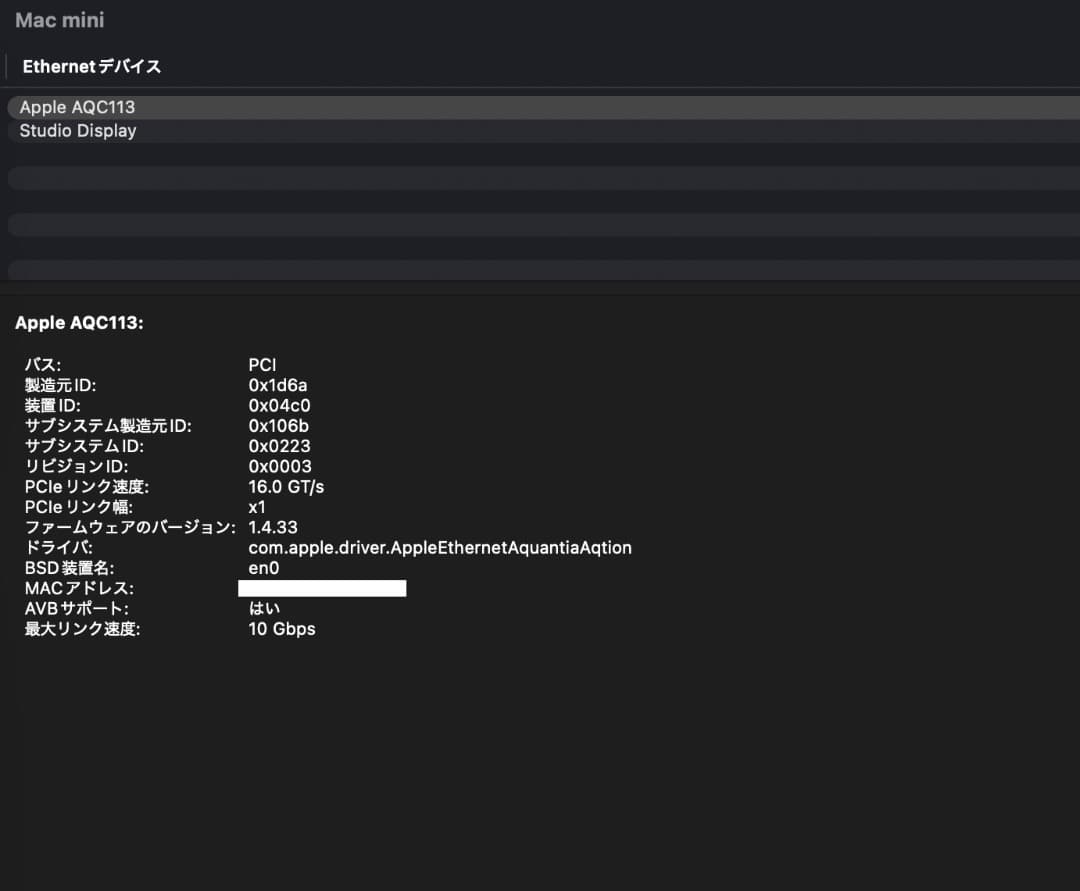Macデスクトップ Mac mini M2 Pro 16GB/1TB/10GbE CTO