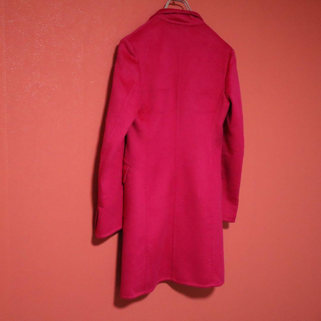 JIL SANDER アンゴラ混 ポケットデザイン 袖スリット チェスターコート