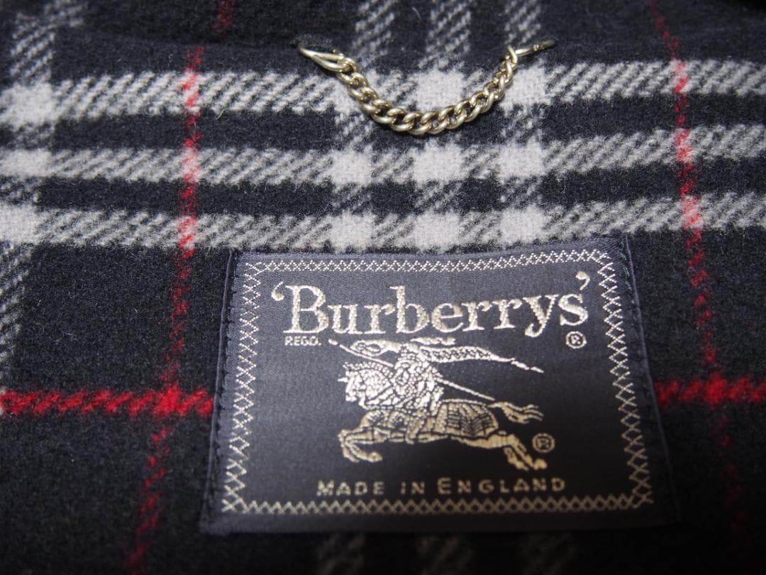 【美品】バーバリーズ Burberrysダッフルコート ノバチェック 英国製
