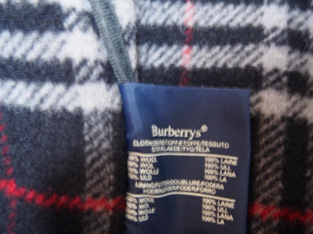 【美品】バーバリーズ Burberrysダッフルコート ノバチェック 英国製