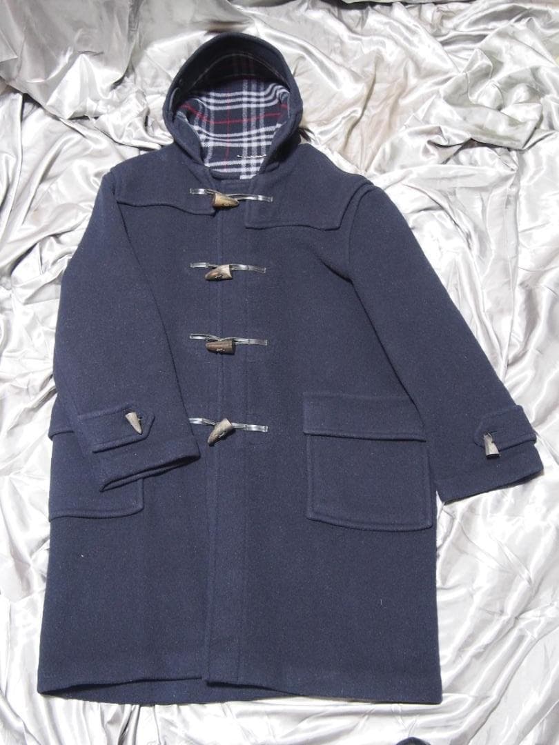【美品】バーバリーズ Burberrysダッフルコート ノバチェック 英国製