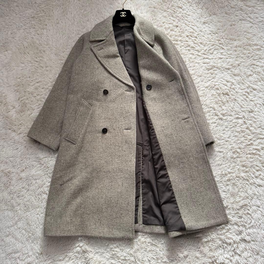 極美品MARGARET HOWELL SOFT TWEED チェスターコート