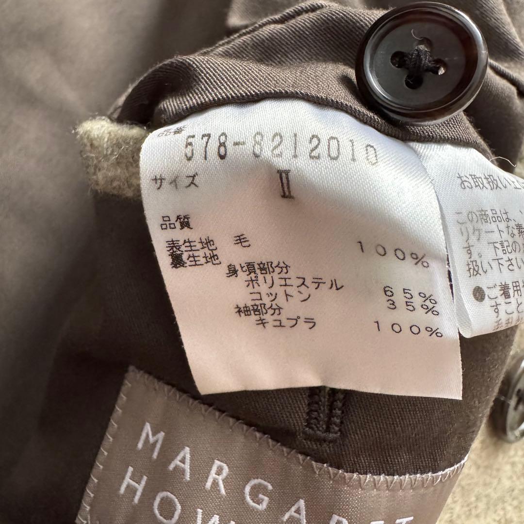 極美品MARGARET HOWELL SOFT TWEED チェスターコート