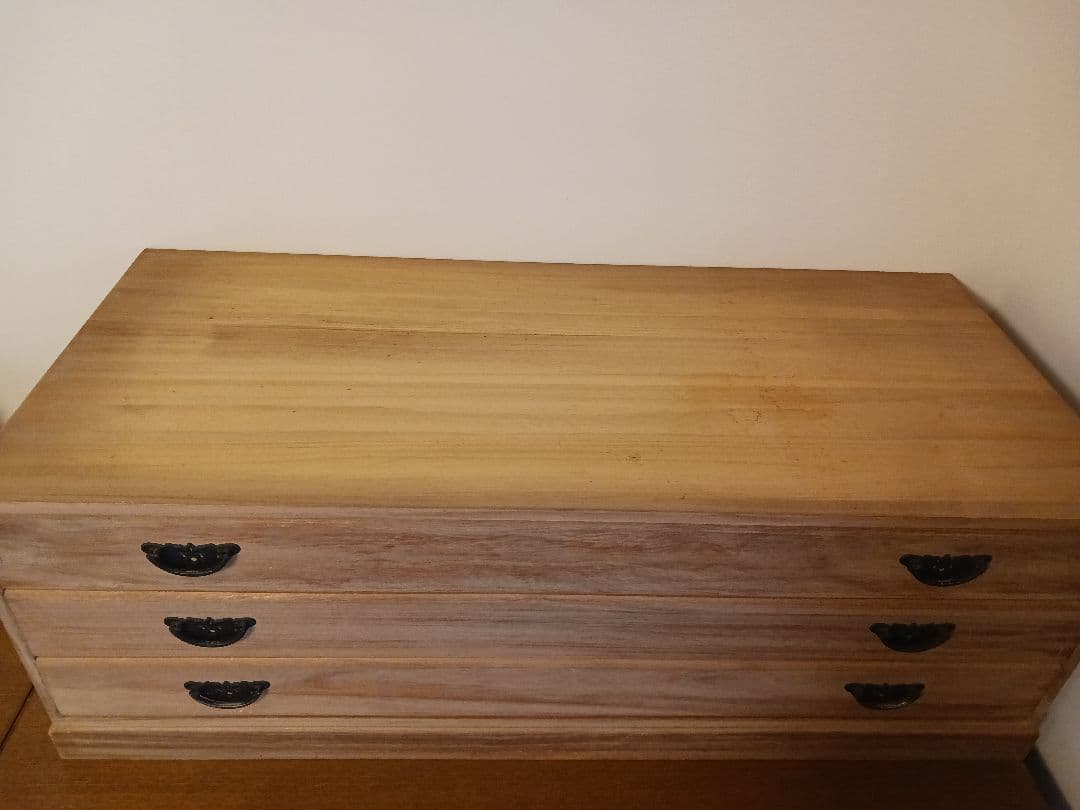 桐だんす　3段　昭和レトロ　着物　帯　和家具　インテリア家具