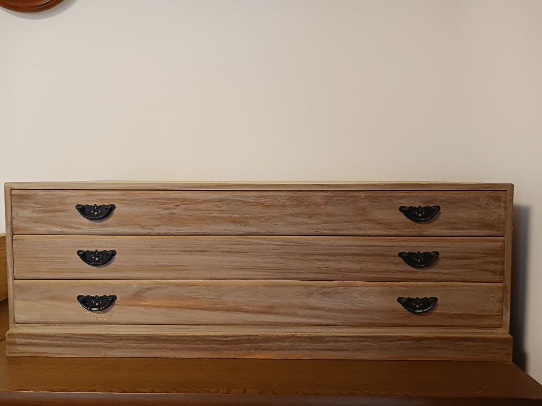 桐だんす　3段　昭和レトロ　着物　帯　和家具　インテリア家具