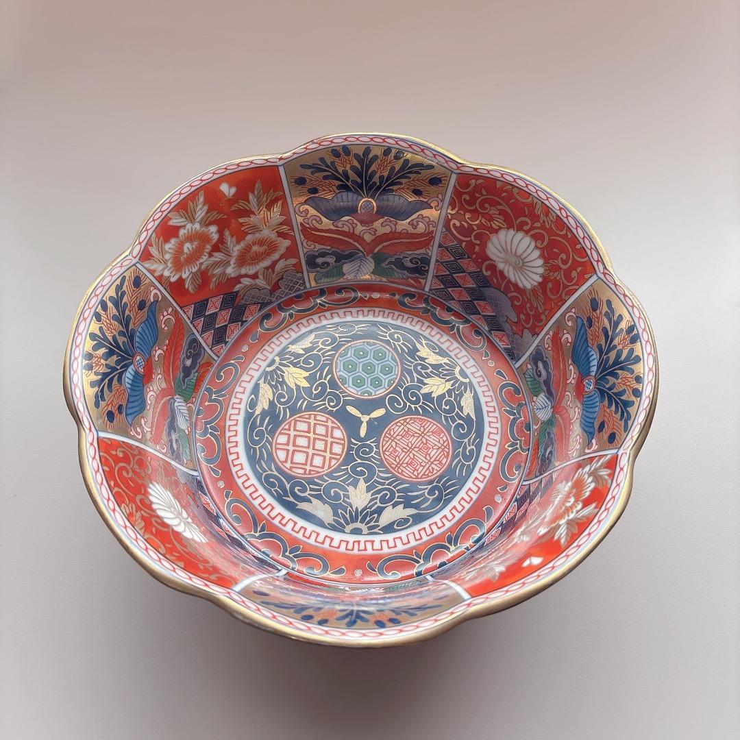 希少　美濃焼 金彩　金襴手　入れ子鉢　kaikai カイカイ 古伊万里　赤絵