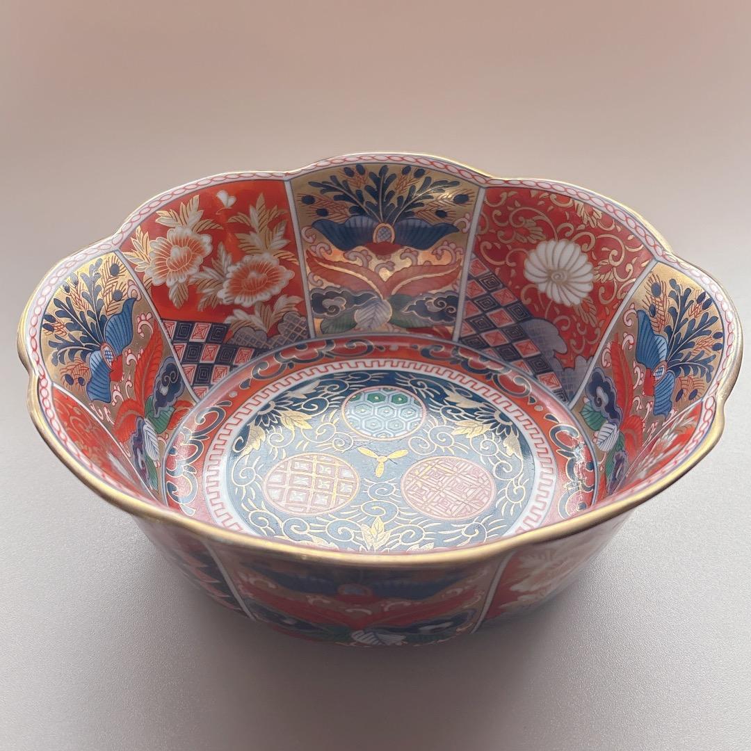 希少　美濃焼 金彩　金襴手　入れ子鉢　kaikai カイカイ 古伊万里　赤絵