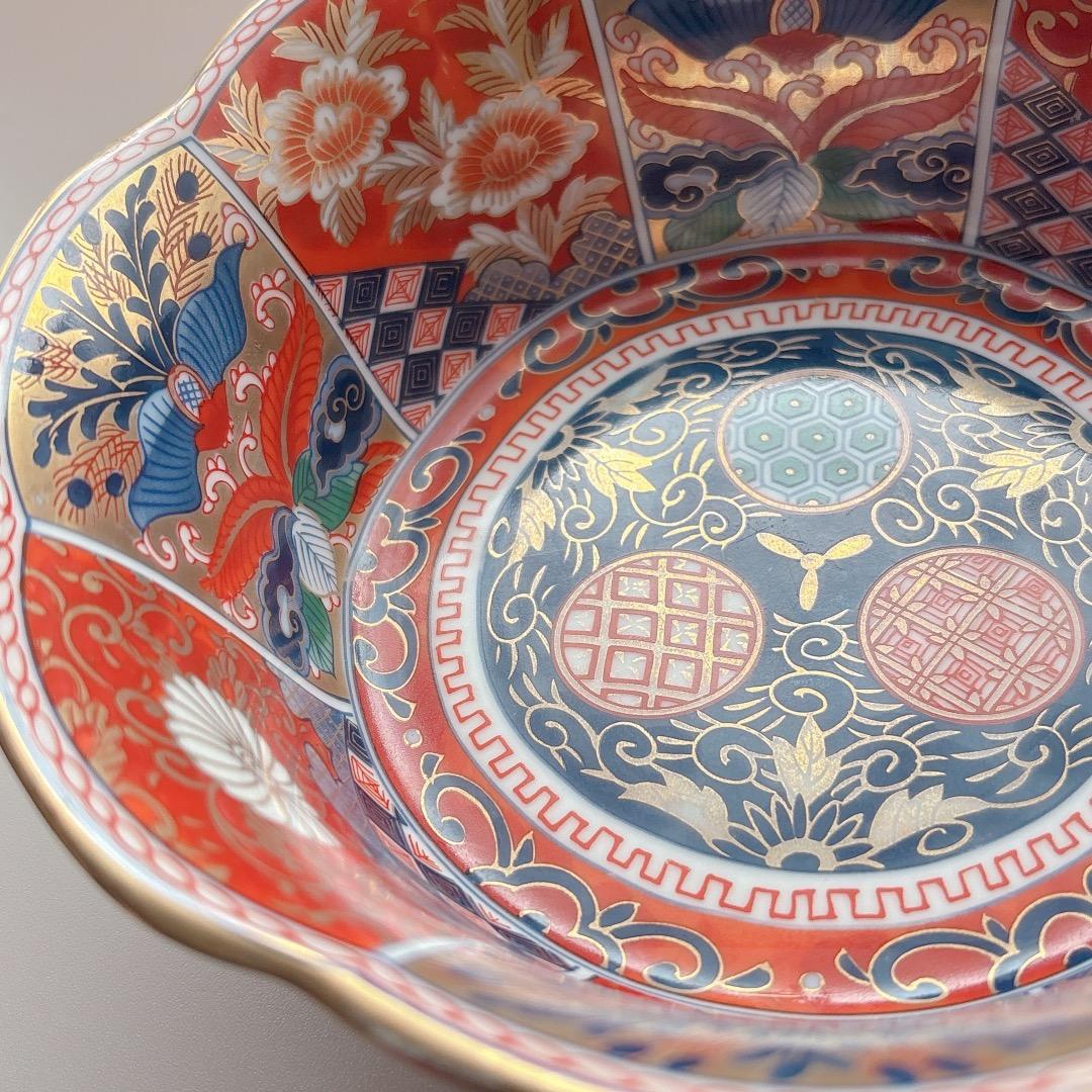 希少　美濃焼 金彩　金襴手　入れ子鉢　kaikai カイカイ 古伊万里　赤絵