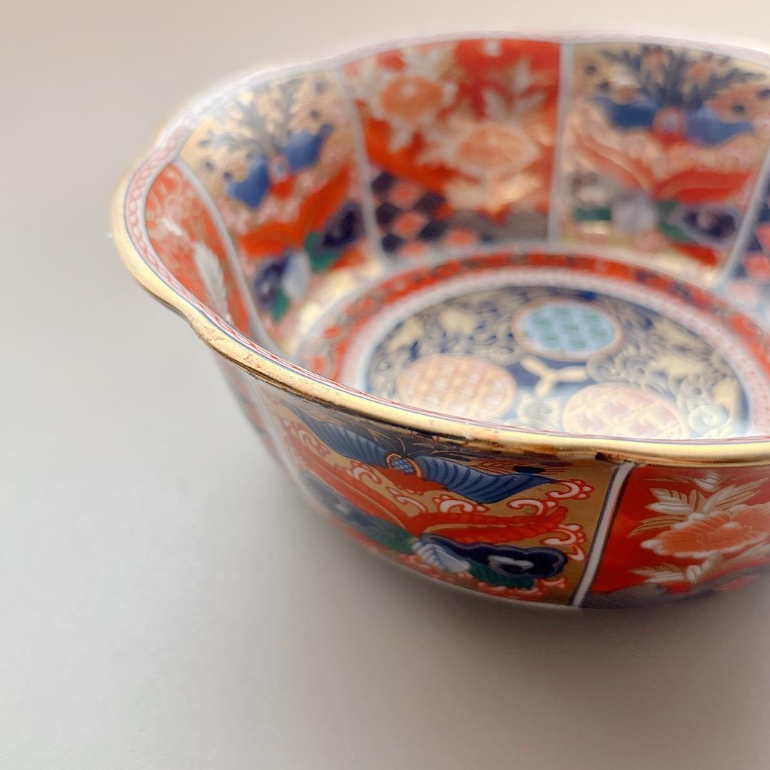 希少　美濃焼 金彩　金襴手　入れ子鉢　kaikai カイカイ 古伊万里　赤絵