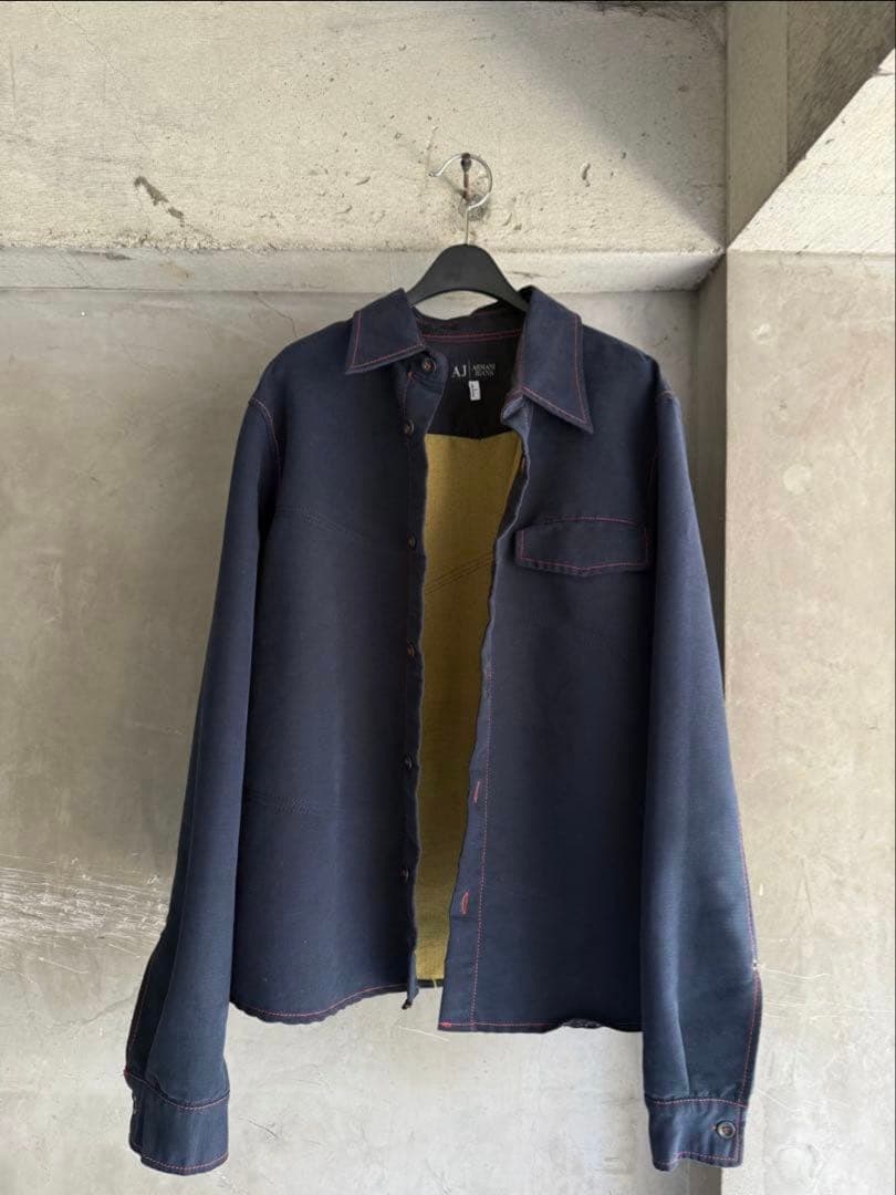 s*様 ARMANI JEANS Dark Navy Shirt Jacket