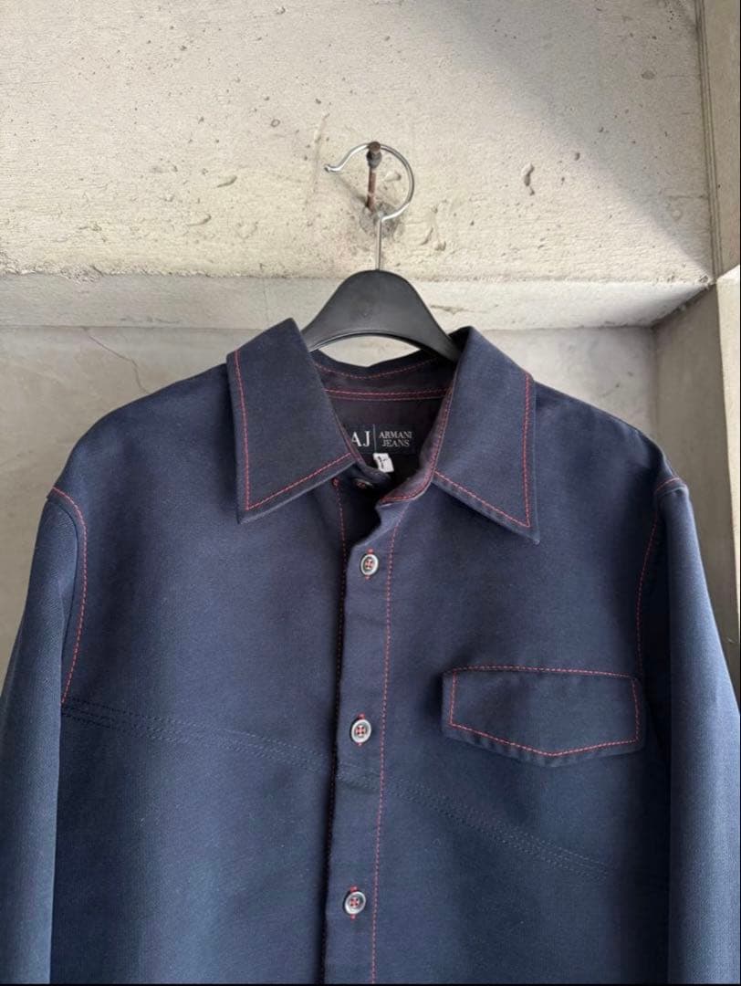 s*様 ARMANI JEANS Dark Navy Shirt Jacket
