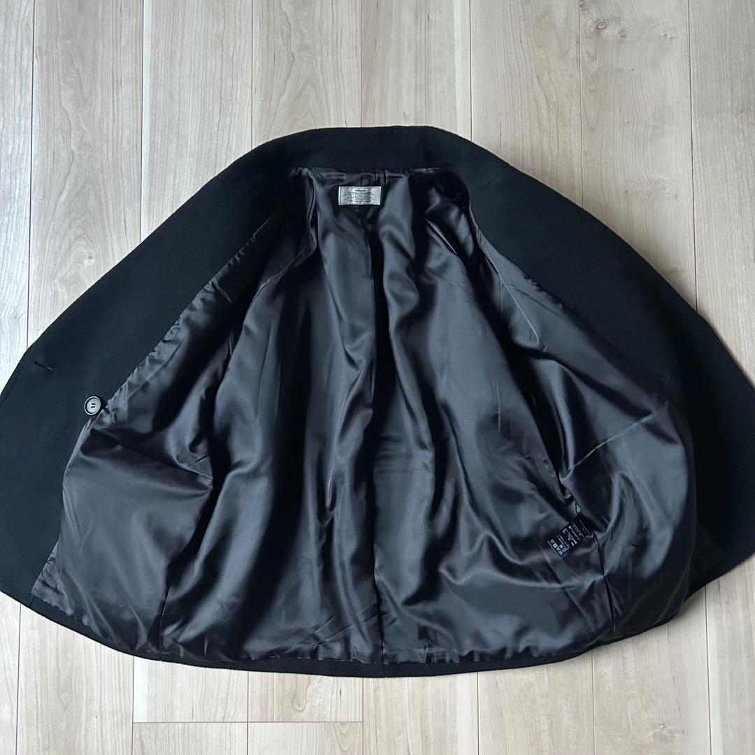 24AW＊ジャーナルスタンダードレリューム 尾州ウールショートPコート 36 黒