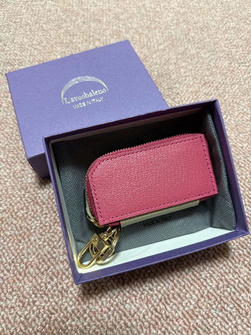 【新品】ラルコバレーノ L’arcobaleno キーケース　WAKO限定色