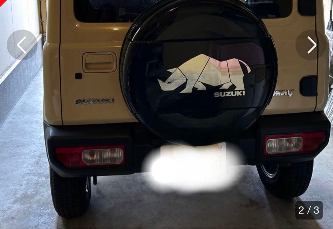 スズキ純正 スペアタイヤカバー ジムニー ジムニーシエラ JB64W JB74W