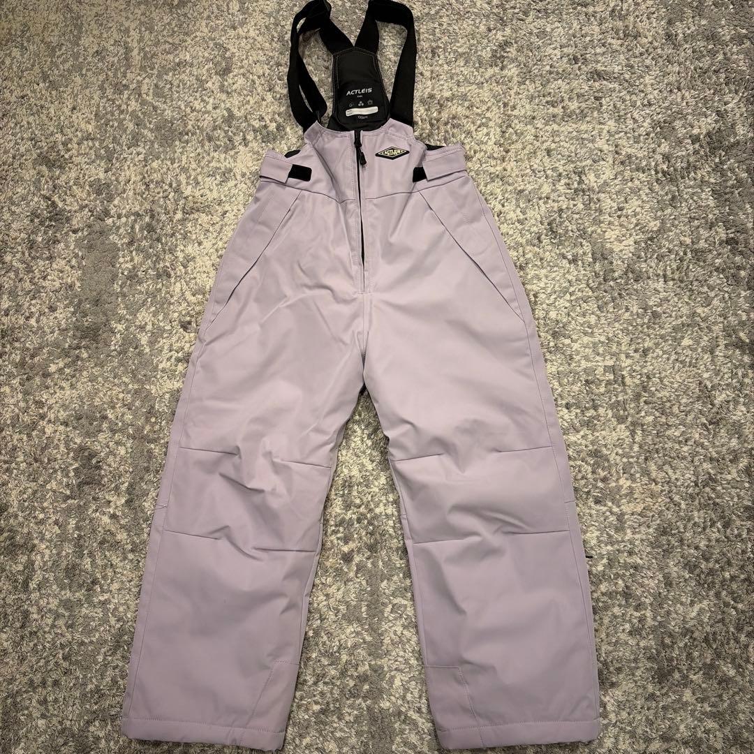 ACTLEIS 子ども用スキーウェア 130cm 薄紫　上下セット