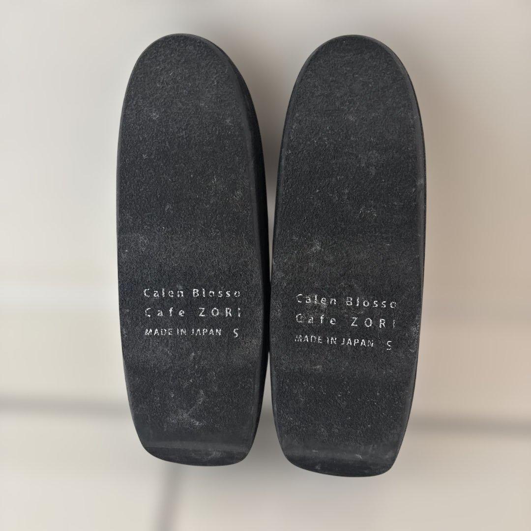 Calen Blosso Cafe Zori サイズS グレー　カレンブロッソ