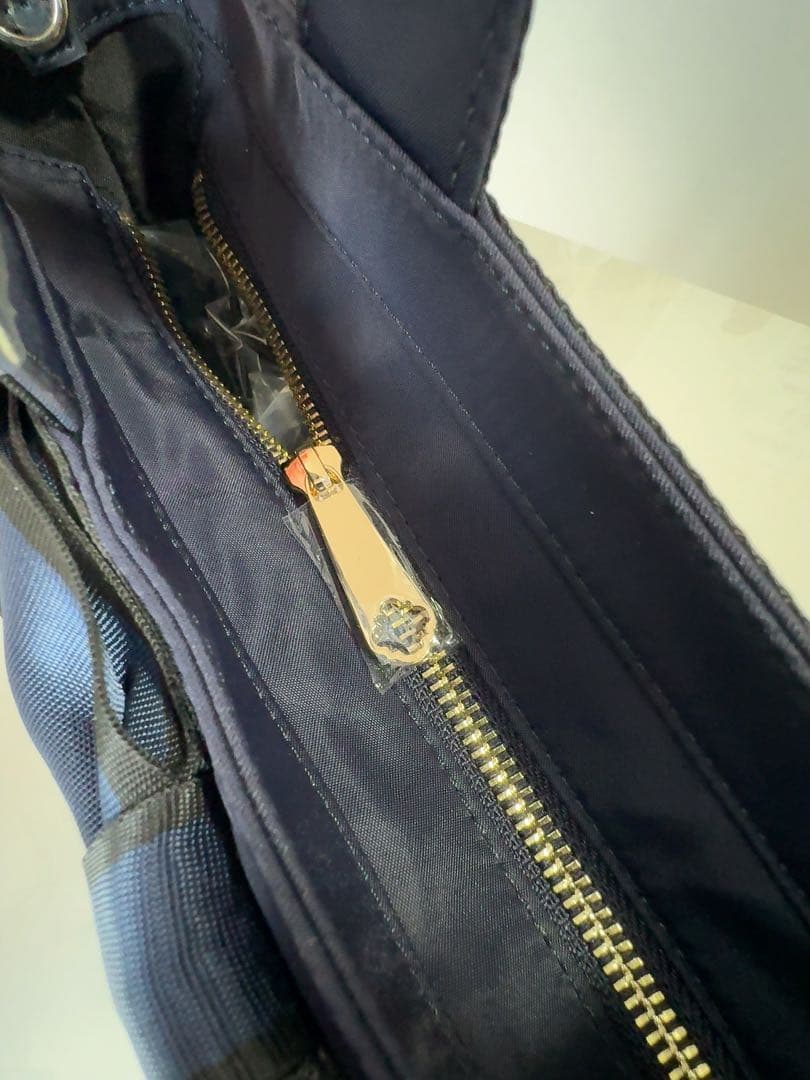 未使用品、TOCCA 【撥水】BICOLOR リボン付き2wayトートバッグ