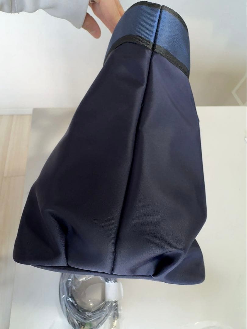 未使用品、TOCCA 【撥水】BICOLOR リボン付き2wayトートバッグ