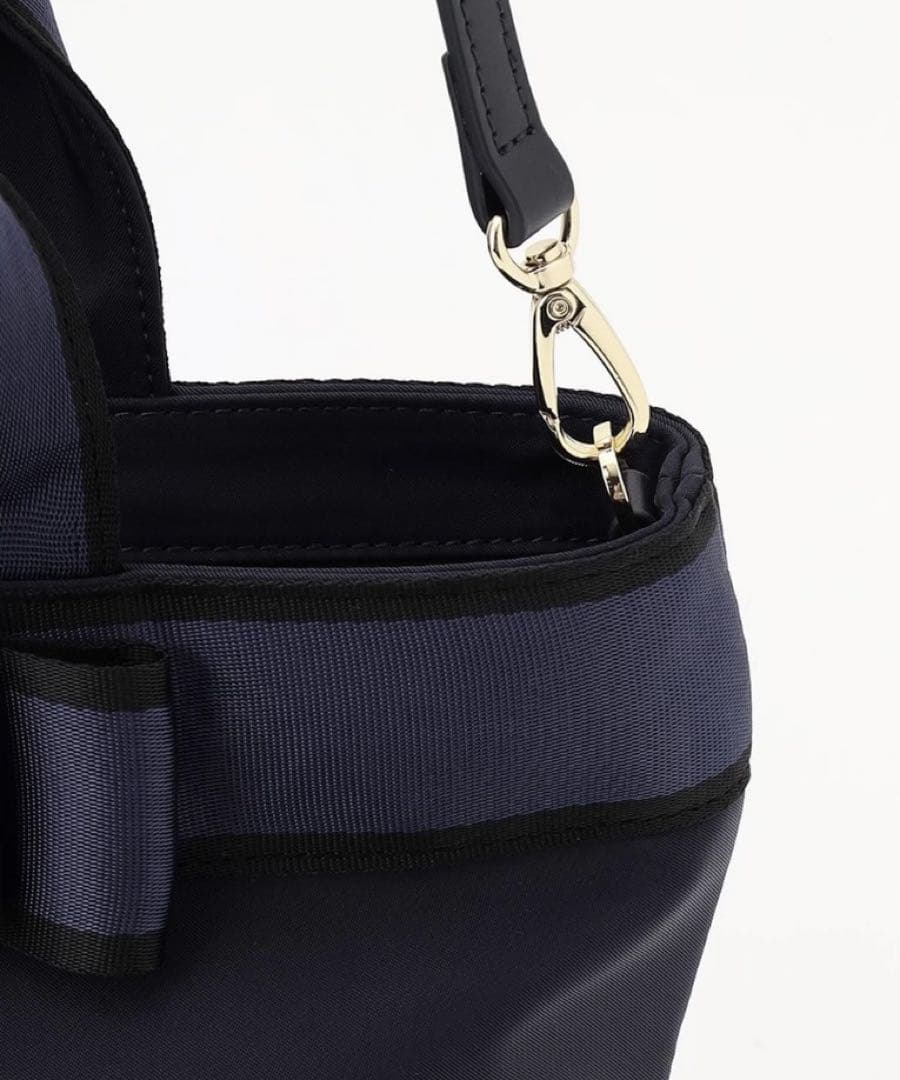 未使用品、TOCCA 【撥水】BICOLOR リボン付き2wayトートバッグ