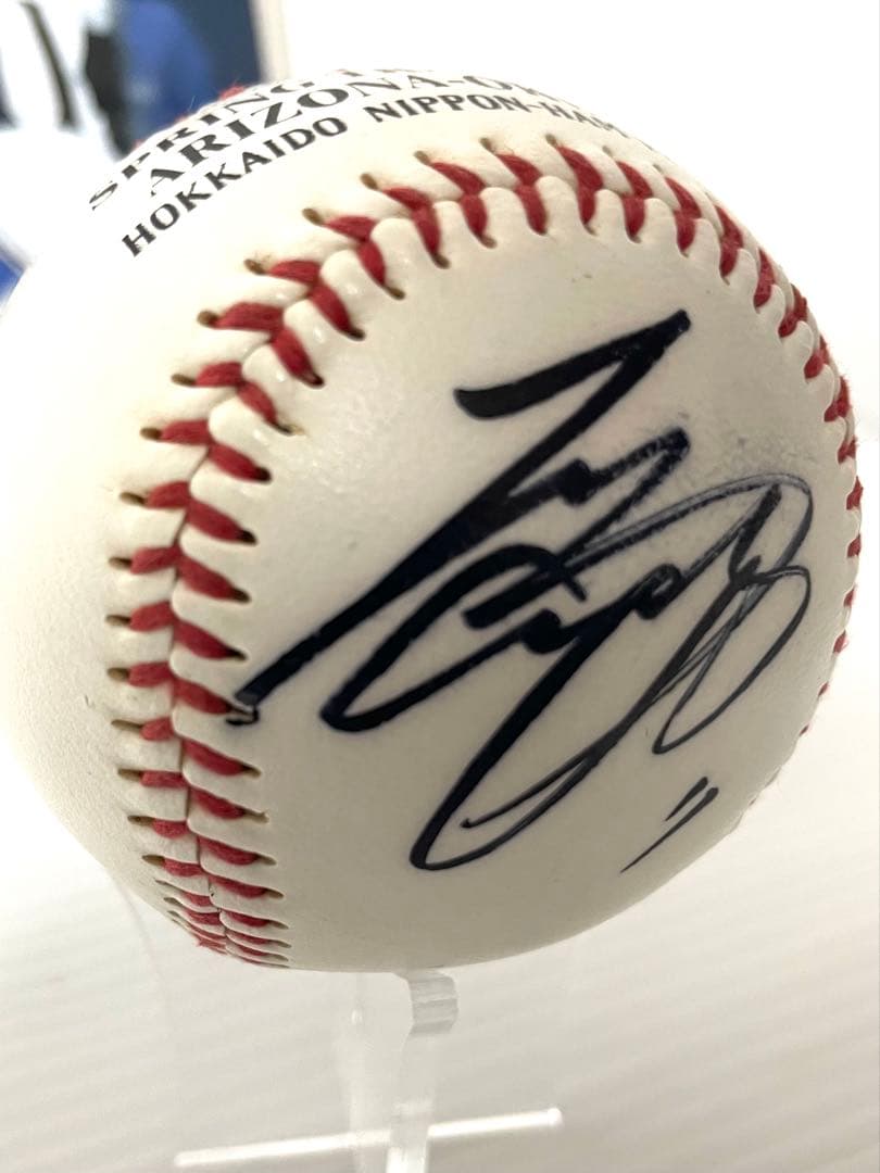 大谷翔平　直筆サインボール 日本ハムファイターズ 春季キャンプ2017