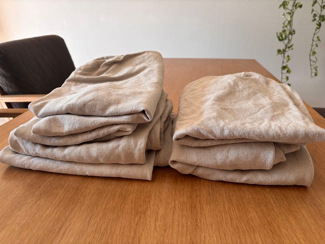 無印良品リビングでもダイニングでも使えるシリーズ、ソファチェア1脚　オーク　②