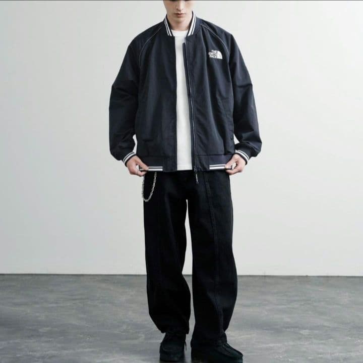 MA-1 ジャケット ノースフェイス ダークネイビー 韓国限定