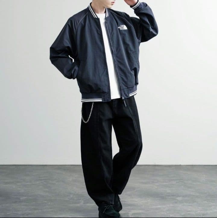 MA-1 ジャケット ノースフェイス ダークネイビー 韓国限定