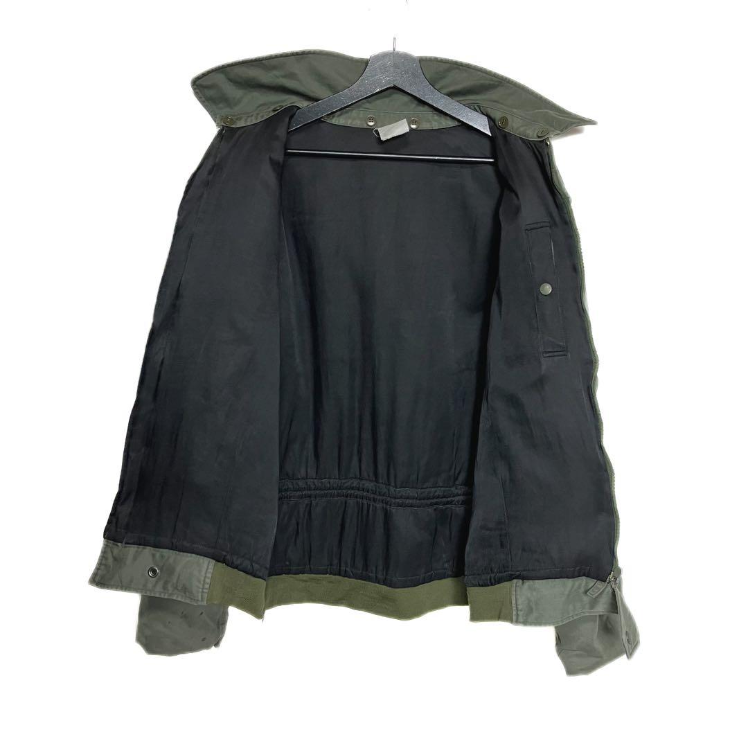 70s フランス軍 HBT パイロット フライトジャケット 空軍 XL相当