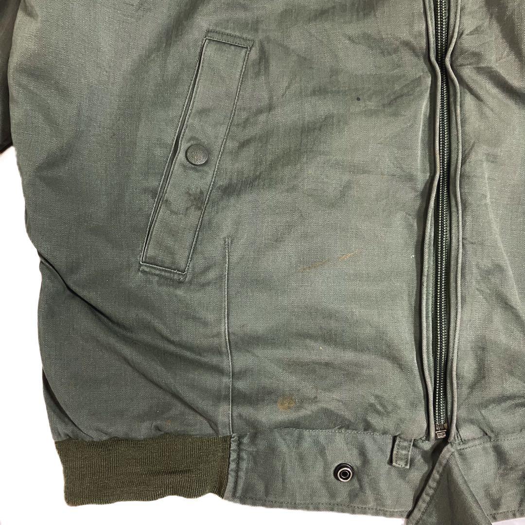 70s フランス軍 HBT パイロット フライトジャケット 空軍 XL相当
