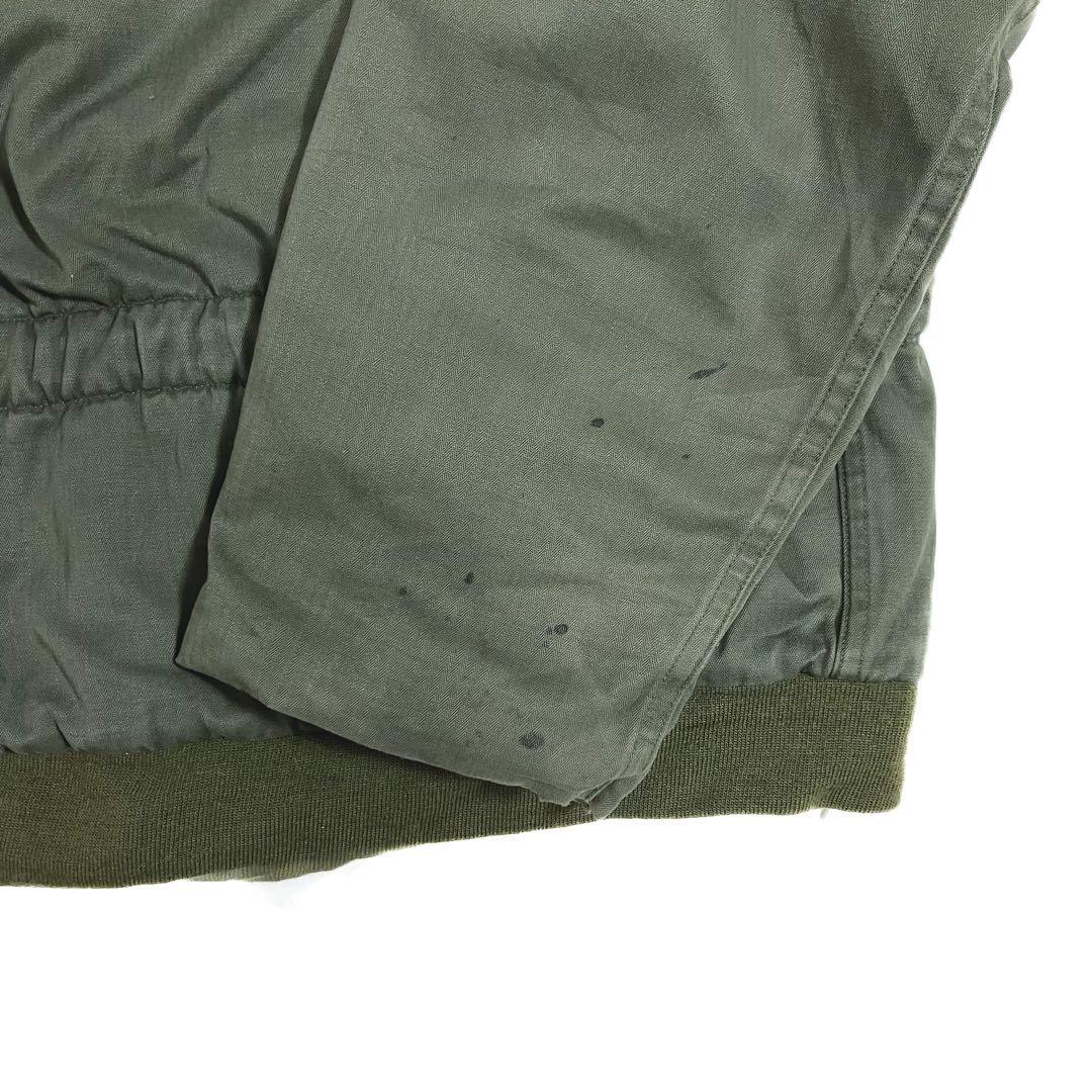 70s フランス軍 HBT パイロット フライトジャケット 空軍 XL相当