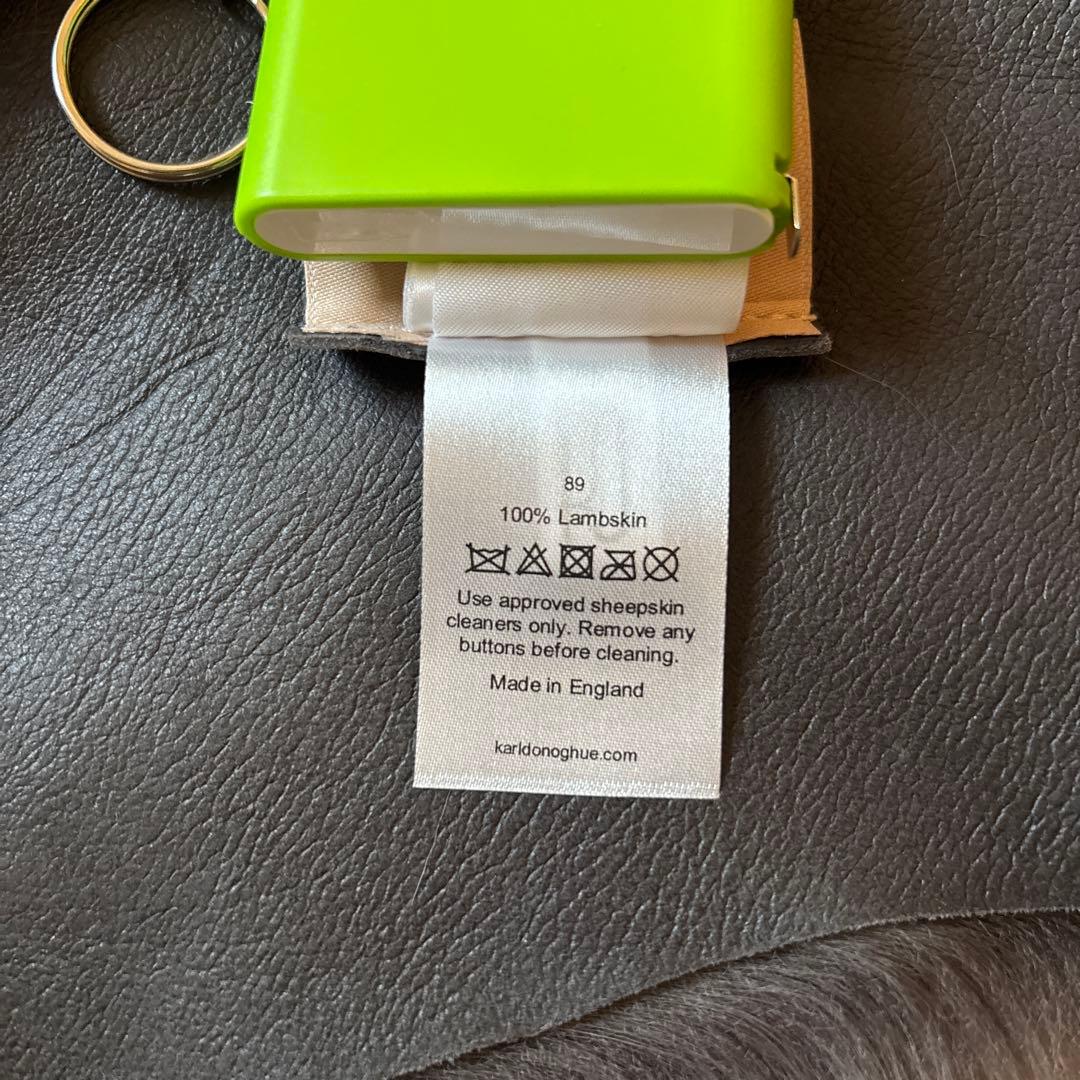 KARL DONOGHUE ムートン　レザー　ファーショール