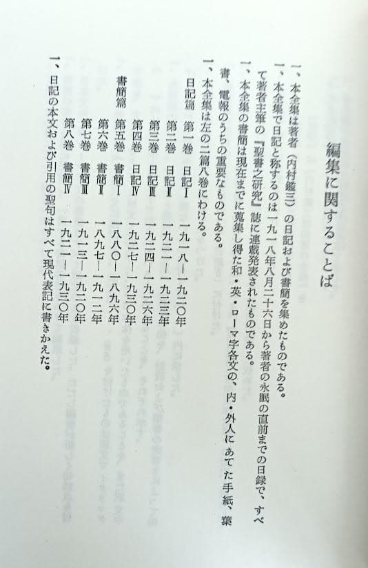 内村鑑三日記書簡全集（オンデマンド版）全８巻揃　教文館　定価30,210円