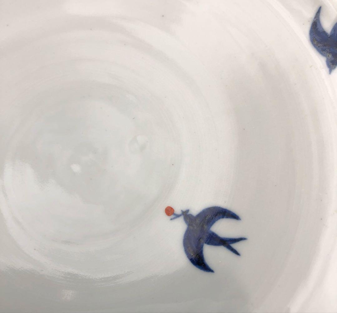 日下華子さん つばめ7寸皿 2枚セット