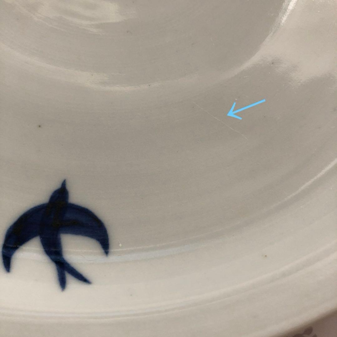 日下華子さん つばめ7寸皿 2枚セット