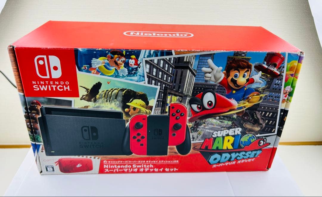 美品 任天堂スイッチ スーパーマリオオデッセイ レッド Nintendo