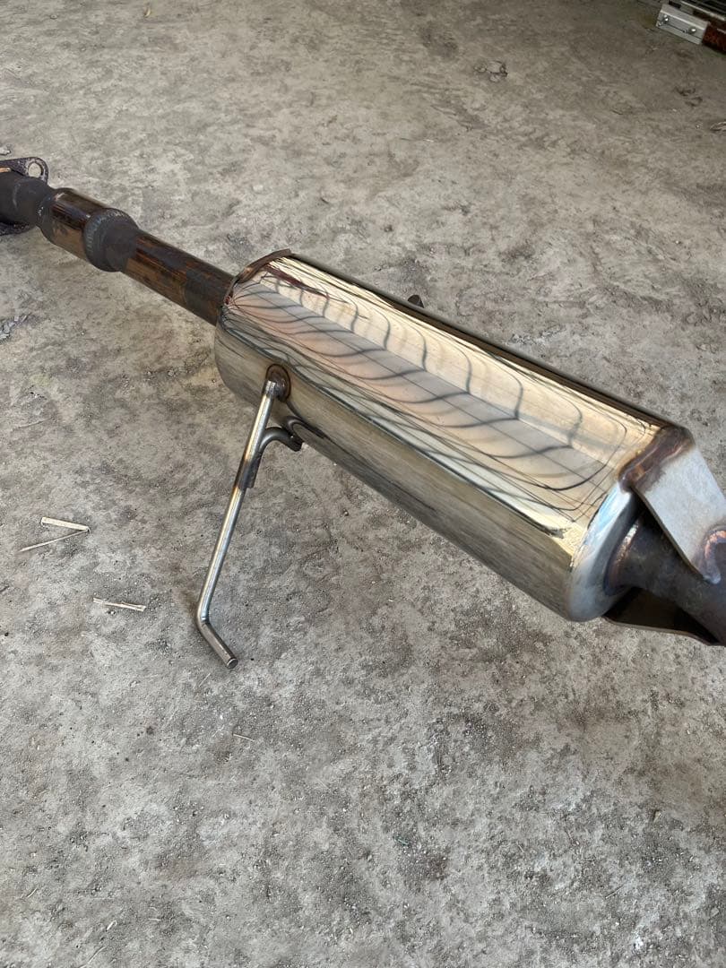 【S510P装着】ハイゼットトラック ジャンボ 社外ステンレスマフラー 4WD