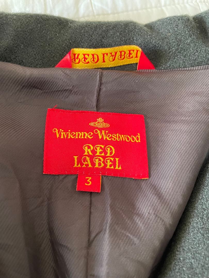 未使用レッドレーベル ブラックケープコート ウール混合極美品