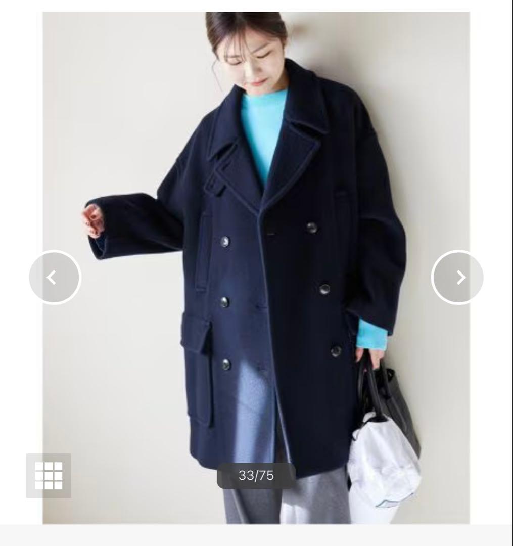 SLOBE IENA メルトンビックPコート