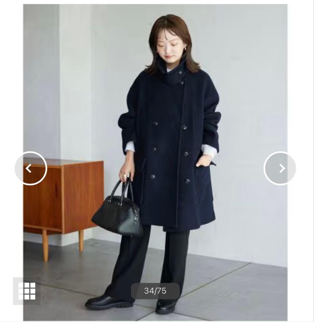 SLOBE IENA メルトンビックPコート